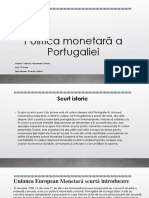 Politica Monetară A Portugaliei