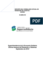 Instructivo Reporte Formulario Oficialrendicion Cuentas - Sicses PDF