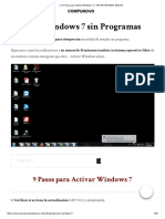Activar Windows 7 SIN PROGRAMAS