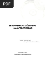 LETRAMENTOS MÚLTIPLOS NA ALFABETIZAÇÃO