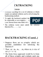 Backtracking: General Method