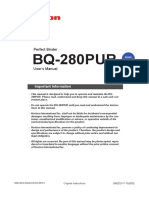 Horizon BQ280PUR Users Manual (E15)