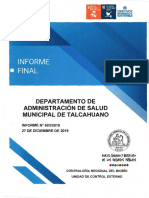 Informe Final 693-19 Das Municipalidad de Talcahuano Auditoría Al Macroproceso de Adquisiciones y Abastecimiento - Diciembre