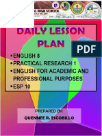 Lesson Plan Front Page