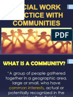 MSW 202 - Working With Communities