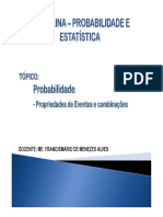 Aula 03 - Propriedades de Combinação de Eventos PDF