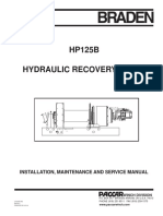 Installation, Operation and Service Manual for Braden HP125B Hydraulic Recovery Winch
