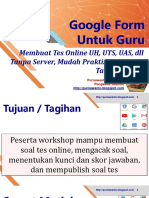 Presentasi - Google Form For Tes PDF