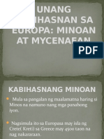 Unang Kabihasnan Sa Europa