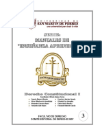 DERECHO CONSTITUCIONAL I - USMP - PERU