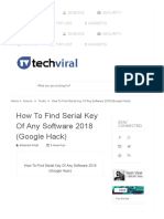 How To Find Serial Key Of Any Software 2018 (Google Hack)