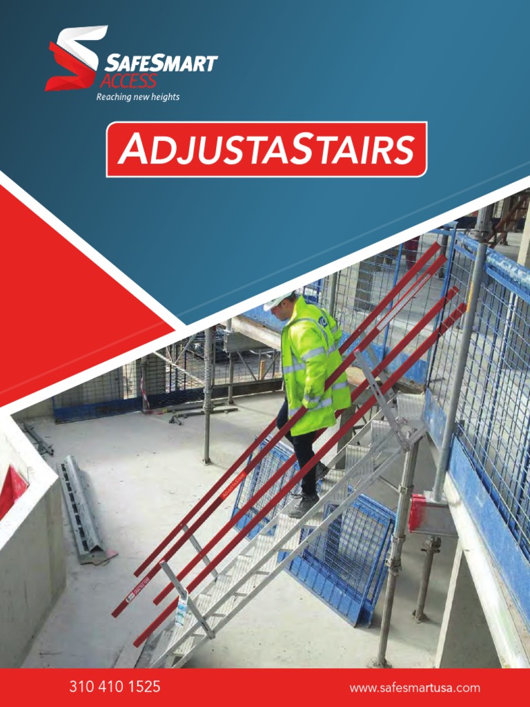 SafeSmart AdjustaStairs Overview | PDF | Stairs | Scaffolding