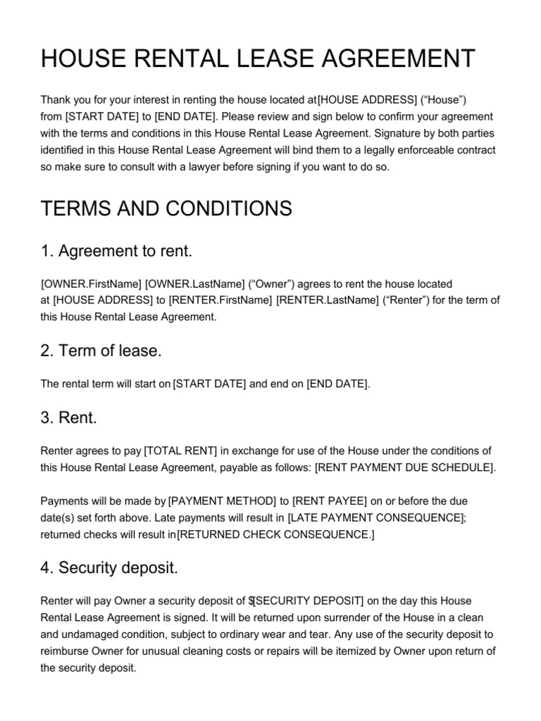 Rental Agreement | PDF | Lease | Renting