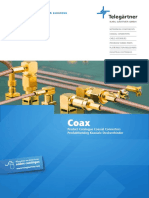 Coax - Product Catalogue Coaxial Connectors PDF