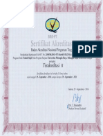 02 Sertifikat BAN PT Akreditasi Prodi TS FT UPR 2016 (SCD) PDF