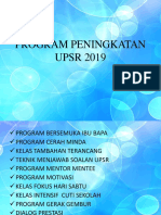 Program Peningkatan Upsr 2019