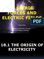 Electric Forces and Electric Fields-Final Report in Physics For Teachers