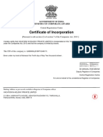 Certificate of Incorporation