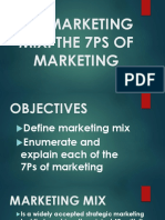 Topic18 THE MARKETING MIX
