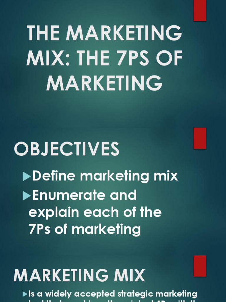 Understanding the 7Ps of Marketing | PDF | Pricing | Marketing