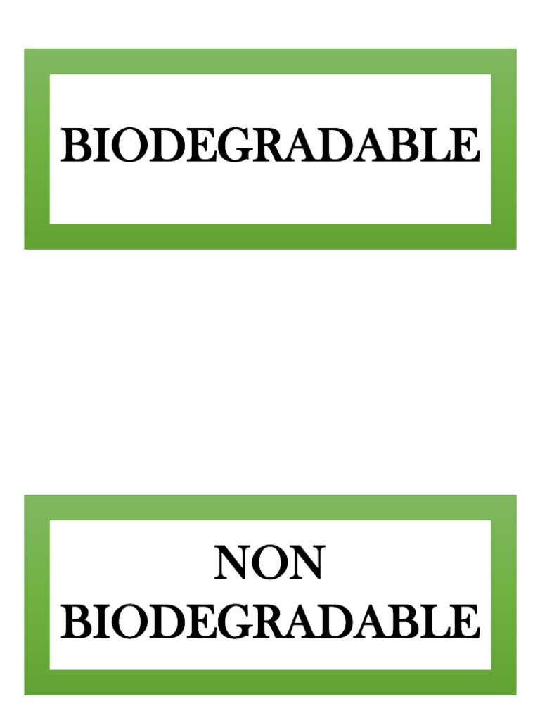 Biodegradable signage best sale