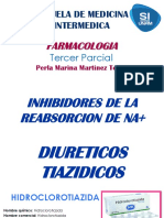 Diuréticos tiazídicos e inhibidores de la reabsorción de sodio