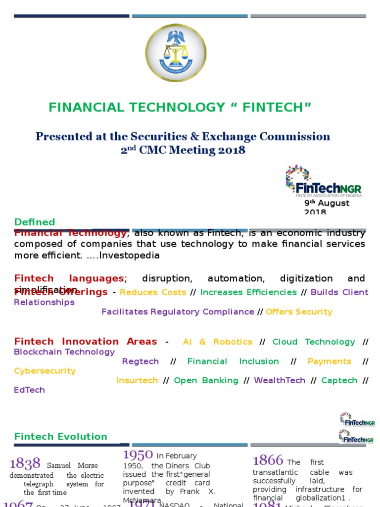 Understanding Fintech Innovations | PDF | Business | Finance & Money ...