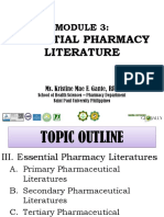 MODULE 3-Essential Pharmacy Literature
