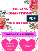Teoryang Romantisismo