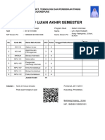 Kartu Ujian Akhir Semester - H1101191058 PDF