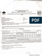 Mill TC Report For Understanding of Metal