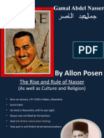 Gamal Abdel Nasser: by Allon Posen