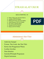 Administrasi Alat Ukur