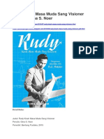 Rudy Kisah Masa Muda Sang Visioner Penulis