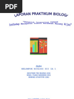 Download LAPORAN PRAKTIKUM Pengaruh Intensitas Cahaya Terhadap Kecepatan Tumbuh Kecambah Kacang Hijau by Nining Syafitri SN44224483 doc pdf