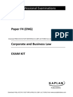 F4 KAPLAN Exam Kit 2017 PDF