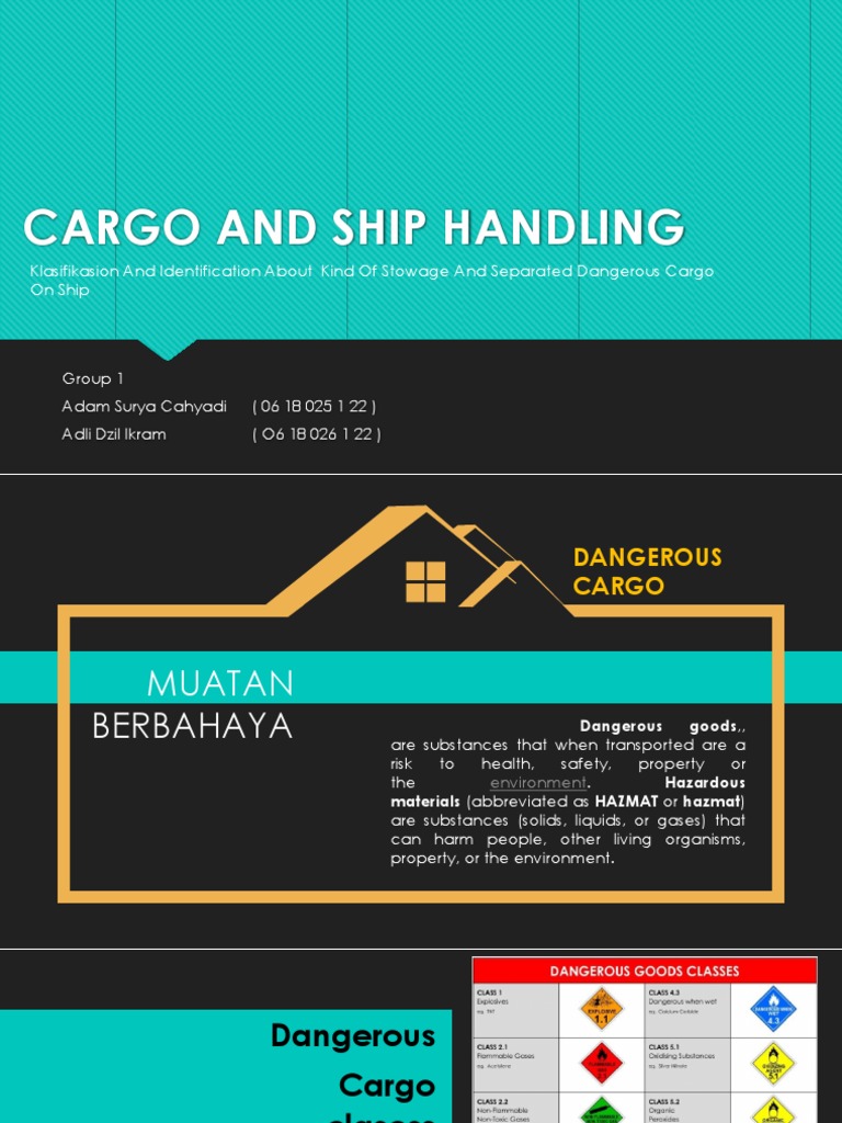 Dangerous Cargo Handling Guidelines | PDF | Dangerous Goods | Safety