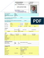 Application Form CMA CGM