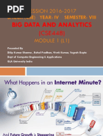 Big Data & Analytics (CSE448) L1