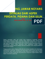 Tanggung Jawab Notaris Ditinjau Dari Aspek Perdata, Pidana Dan UUJN (Oleh Risna Rahmi Arifa, SH., M.KN)