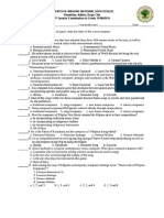 MAPEH 10 Third Quarter Exam - WPS PDF Convert