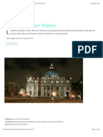 Basilica Di San Pietro in Vaticano - Storia, Descrizione Ed Informazioni PDF