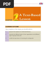 Chapter 2 - A Text Based Lesson