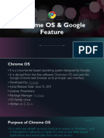 Chrome OS Features Group Report 8