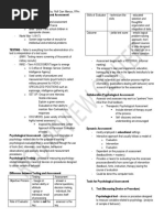 Best Psychometrician Reviewer Documents Scribd