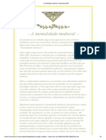 A Mentalidade Medieval PDF