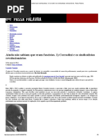 Ainda não sabiam que eram fascistas - I