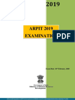 ARPIT Exam Handbook