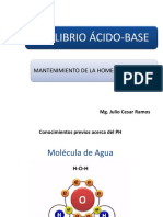 Homeostasis Equilibrio - Acido-Base