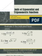 Limits Involving Trigonometric Functions